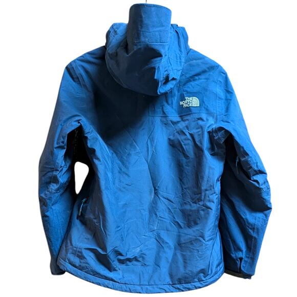 The North Face Women’s Waterproof Blue Hooded Outdoor Jacket Size Small - Picture 3 of 7